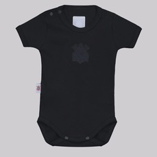 Body FutFanatics do Corinthians All Black Infantil