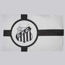 Bandeira FutFanatics do Santos Dupla Face