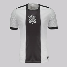 Camisa FutFanatics do Corinthians Branca e Preta