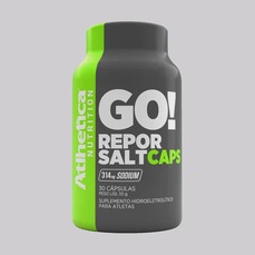 Repositor Hidroeletrolítico Atlhetica Go! Repor Salt 30 Cápsulas