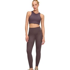 Calça Legging Feminina Alto Giro com Bolsos e Refle