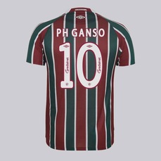 Camisa Fluminense I 2025 10 PH Ganso - Umbro - Masculina - Torcedor