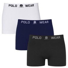 Cueca Boxer Polo Wear Basic - 3 unidades - Infantil