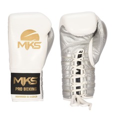 Luva de Boxe MKS Pro Boxing Lace Designed in Mexico com fechamento em Cadarço