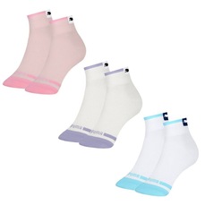 Meia Cano Médio adidas Quarter - 3 pares - Feminina