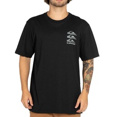 Camiseta Masculina Quiksilver Vertical Logos WT25
