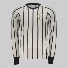 Camisa do Corinthians Listrada Manga Longa FutFanatics Masculina