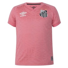 Camisa do Santos Umbro Outubro Rosa 2022/23 Infantil