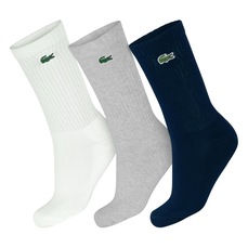 Meia Lacoste Core Active Performance 39 ao 42 Adulto - Pack com 03 Pares
