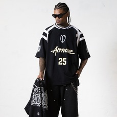 Camisa Corinthians Approve Trillab NFL Oversized Preto - Masculino