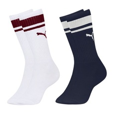 Meias Puma Cano Longo Esportiva Masculina - 2 pares
