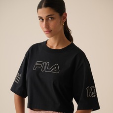 Camiseta Fila Over Outline Union 1911 Feminina
