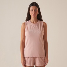 Camiseta Regata Fila Basic Regular Outline Feminina