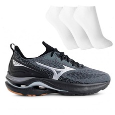 Tênis Masculino Mizuno Wave Zest 2 + 3 Pares de Meias