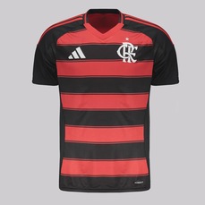 Camiseta do Flamengo I 25/26 Torcedor adidas Masculina