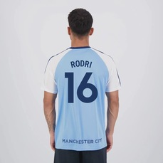 Camiseta Manchester City Rodri 16 Ultimato Masculina FutFanatics