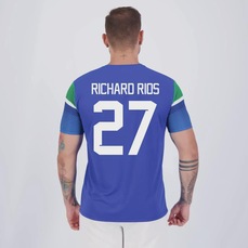 Camiseta Palmeiras Richard Rios 27 Vibração Masculina FutFanatics