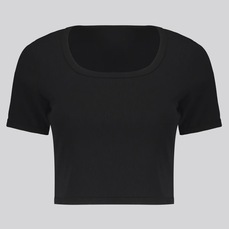 Camiseta Cropped Fila Rib Feminina