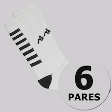 Kit Cano Alto Meia Kappa 6 Pares Performance I Unissex