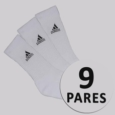 Meia Cano Alto adidas Cano Alto - 9 pares