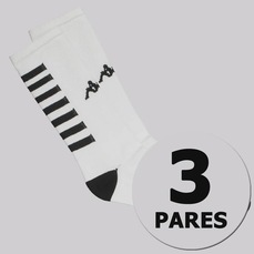 Kit Meia Cano Médio Kappa 3 Pares Performance - 3 pares