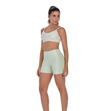 Bermuda Alto Giro Elástico Personalizado Feminina