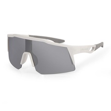 Óculos de Sol Esportivo UV400 Maiorca Prata Alma Genius