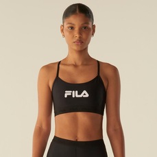 Top Fila Alça Train Elastic V Feminino