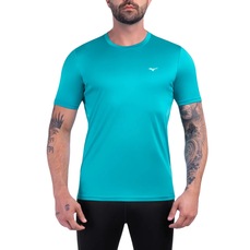 Camiseta Mizuno Spark 2 Turquesa Masculino