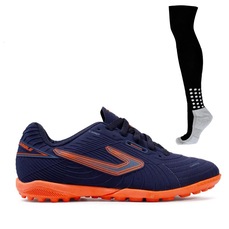 Chuteira De Society Topper Top Drible VI Masculino + Meião Penalty Matis 788