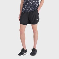 Short New Balance Accelerate 2 Em 1 Masculino