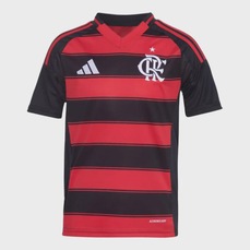 Camisa do Flamengo I 25/26 Adidas Torcedor Infantil