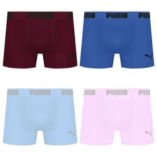 Kit 4 Cuecas Puma Boxer Sem Costura Masculina