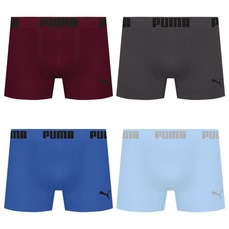 Kit 4 Cuecas Puma Boxer Sem Costura Masculina