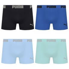 Kit 4 Cuecas Puma Boxer Sem Costura Masculina