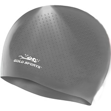 Touca de Natação Gold Sports Massagem De Silicone