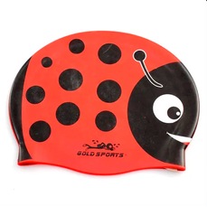 Touca de Natação Gold Sports Joaninha Infantil