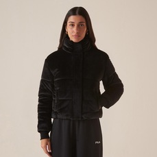 Jaqueta Fila Velour Puffer Feminina