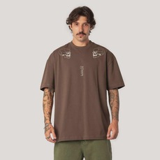 Camiseta Box Fit MCD Skull Caligraffiti Masculino