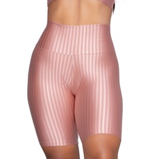 Bermuda Fitness New Zig 3D Vekyo Poliamida Cós Alto - Moda Feminina