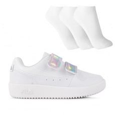 Tênis Fila Arcade Vlc Infantil + 3 Pares de Meia Cano Curto Cano Curto