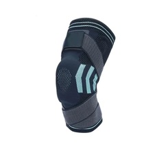 Joelheira Compressão TJK Estabilizador Esportivo Silicone Gel com Faixa Ajustável com Suporte
