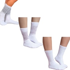 Kit 3 Pares Meião Cano Alto Academia Vekyo Meia Aeróbica Fitness