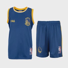Kit Uniforme Braziline Golden State Warriors Infantil