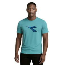 Camiseta Diadora Big Logo Camo Masculina