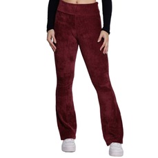 Calça Legging Flare Cotelê Vekyo Veludo Feminina