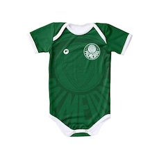 Body Torcida Baby Palmeiras Listrado Proteção UV