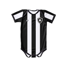 Body Torcida Baby Botafogo Listrado Proteção UV
