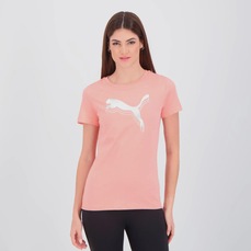 Camiseta Puma Essentials Metallic Tee Feminina