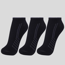 Kit Meia Lupo Sport Roma Cano Curto 3 Pares Unissex